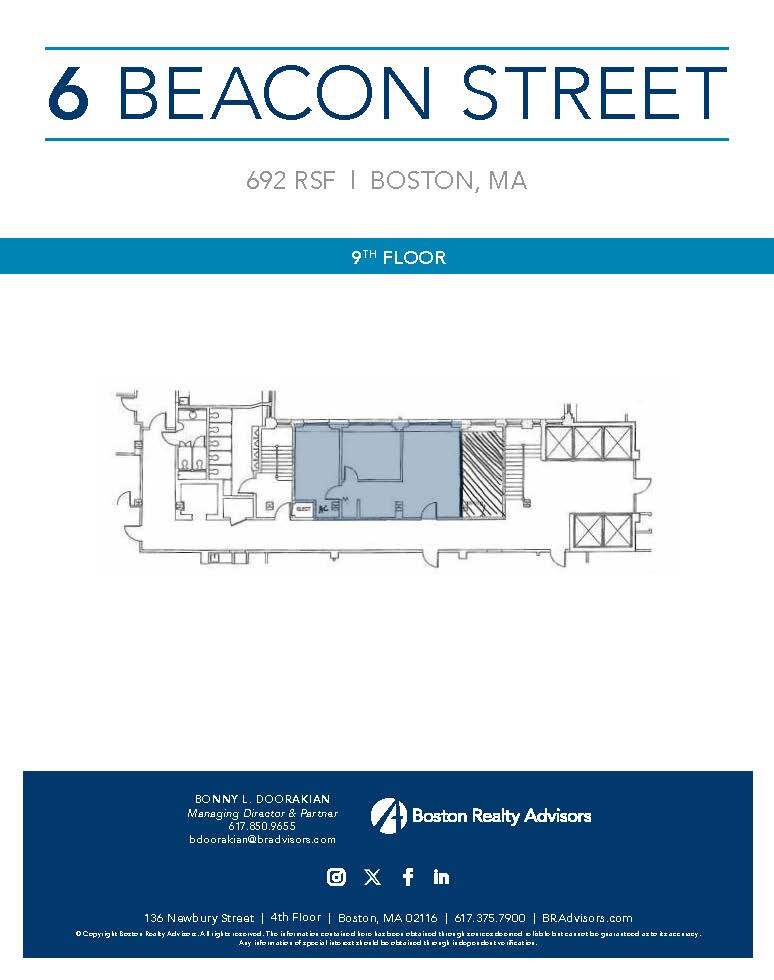 6 Beacon St, Boston, MA for lease Floor Plan- Image 1 of 1