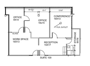 17480 Dallas Pky, Dallas, TX for lease Floor Plan- Image 1 of 1