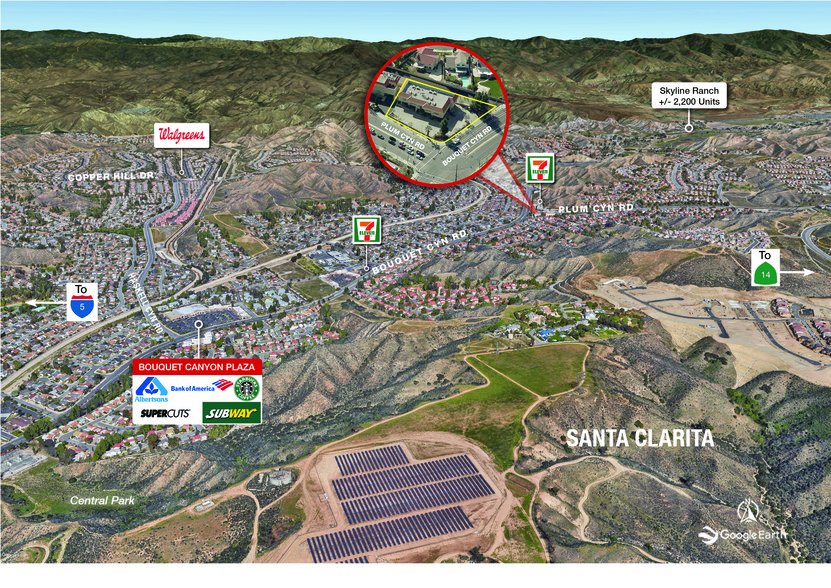 28048 Bouquet Canyon Rd, Santa Clarita, CA for lease - Aerial - Image 2 of 6