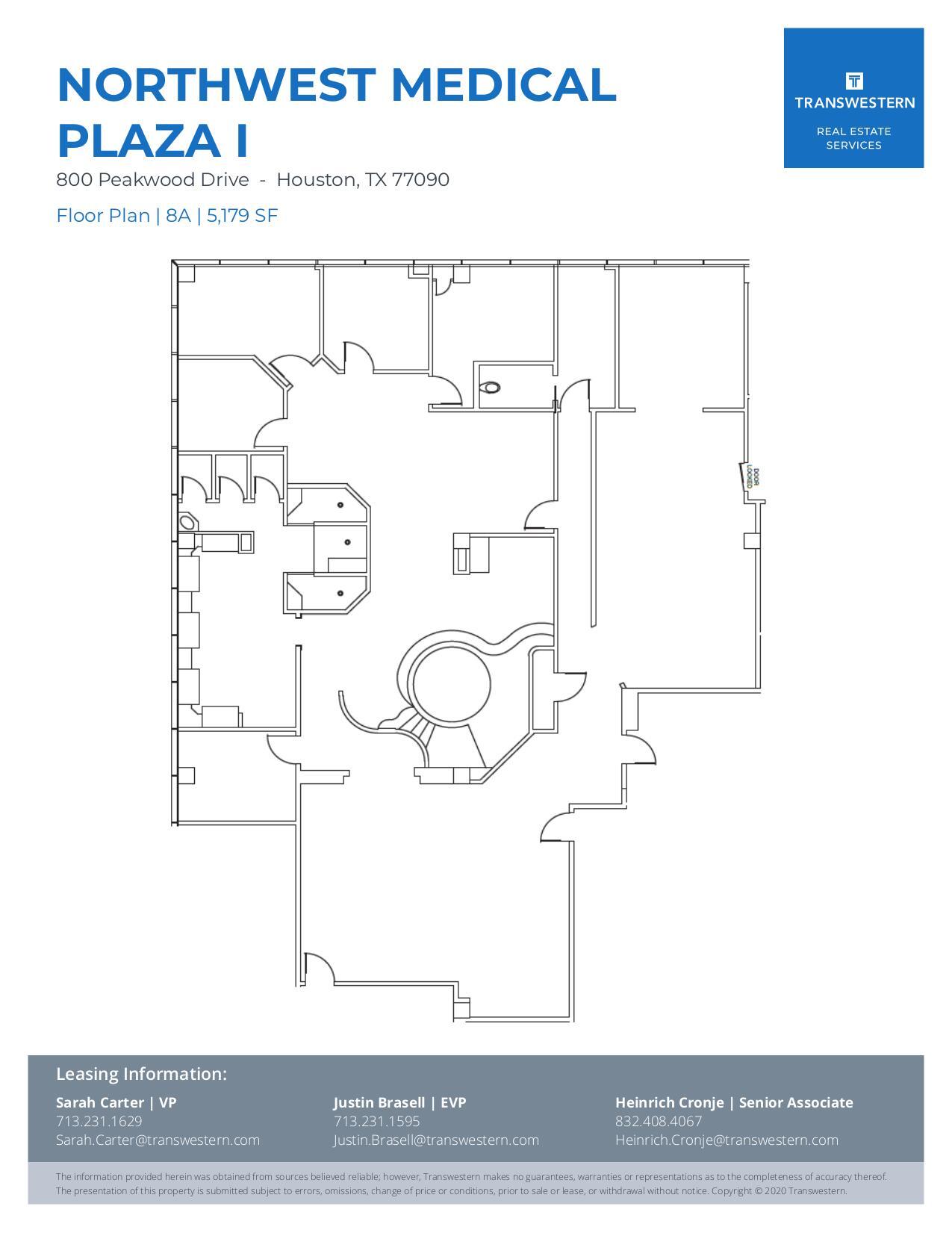 800 Peakwood Dr, Houston, TX for lease Floor Plan- Image 1 of 1