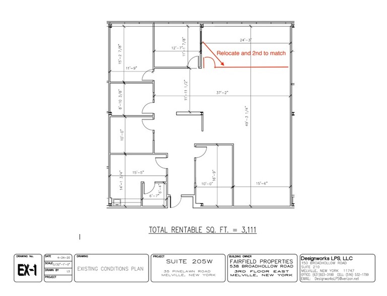 35 Pinelawn Rd, Melville, NY for lease - Floor Plan - Image 3 of 4