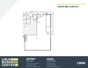 2200 Western Ct, Lisle, IL for lease Floor Plan- Image 2 of 3