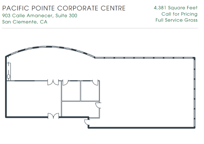 903 Calle Amanecer, San Clemente, CA for lease Floor Plan- Image 1 of 1