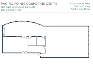 903 Calle Amanecer, San Clemente, CA for lease Floor Plan- Image 1 of 1