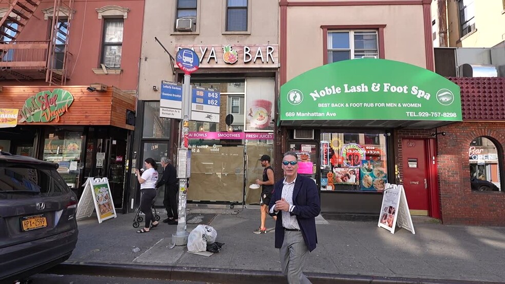 687 Manhattan Ave, Brooklyn, NY for lease - Commercial Listing Video - Image 2 of 3