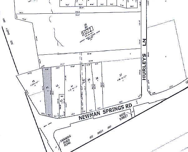 654 Newman Springs Rd, Lincroft, NJ for lease - Plat Map - Image 2 of 4