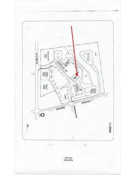 1779 W Williams St, Apex, NC for lease - Site Plan - Image 2 of 4
