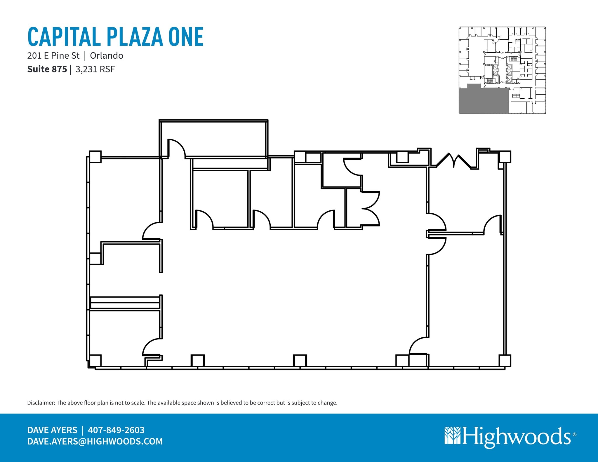 201 E Pine St, Orlando, FL for lease Site Plan- Image 1 of 1