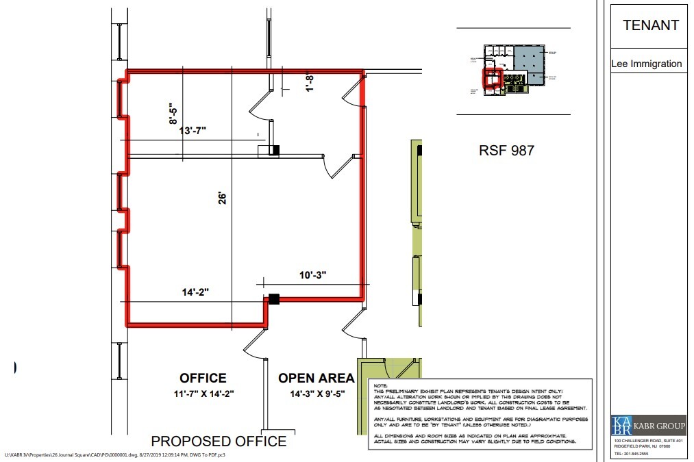 26 Journal Square, Jersey City, NJ for lease Floor Plan- Image 1 of 1