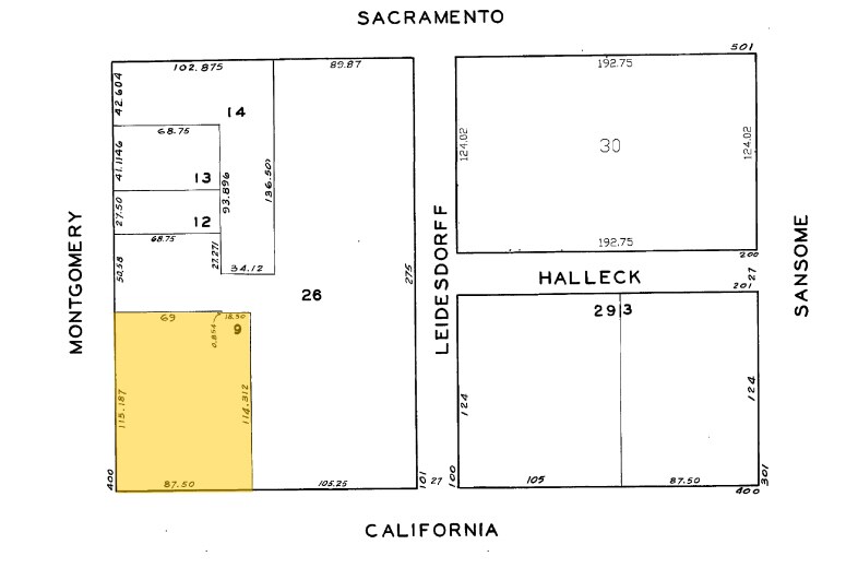 400-404 Montgomery St, San Francisco, CA for lease - Plat Map - Image 2 of 5