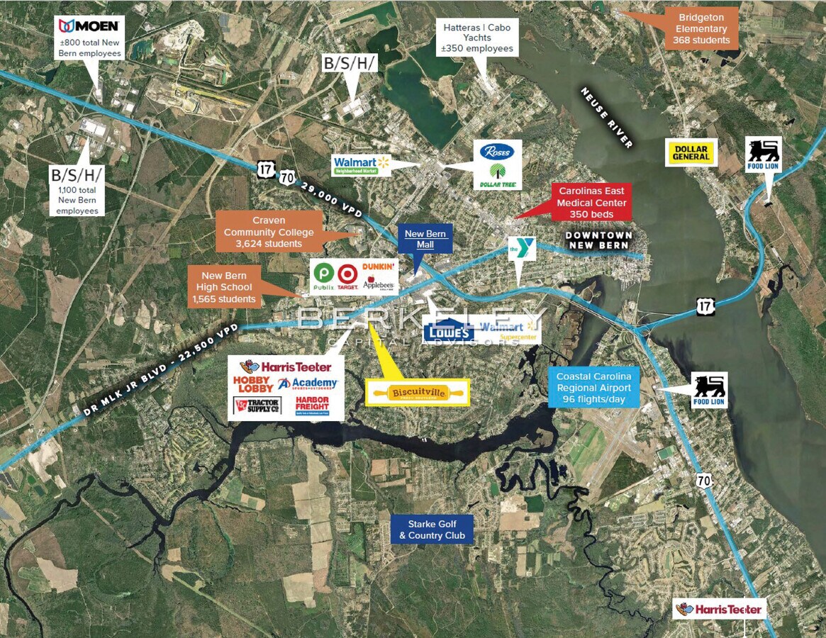 3605 M L King Jr Blvd, New Bern, NC 28562 Biscuitville