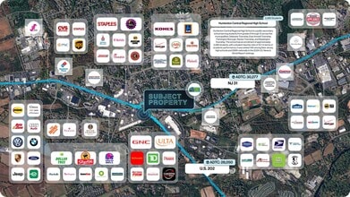 304 US Highway 202, Flemington, NJ - AERIAL  map view
