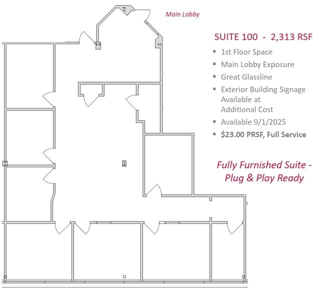 1 McBride & Son Center Dr, Chesterfield, MO for lease Floor Plan- Image 1 of 1