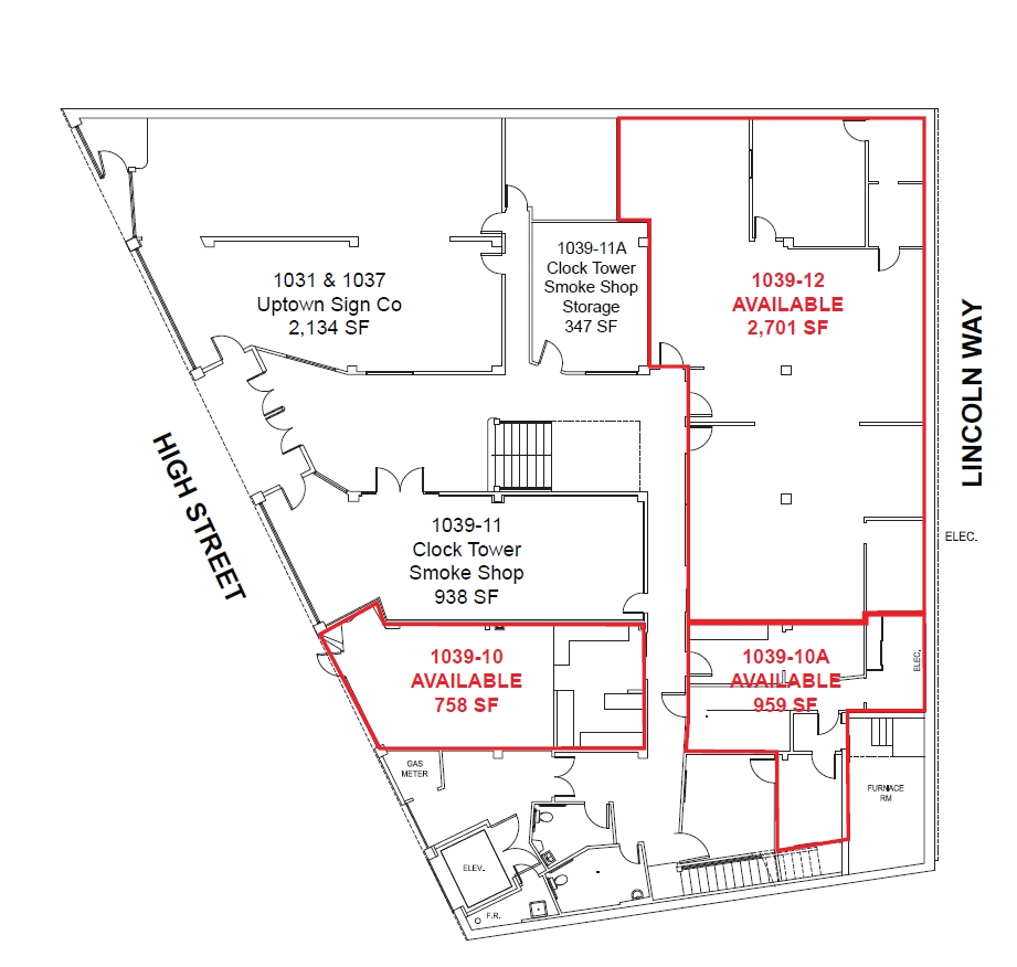 882-886 Lincoln Way, Auburn, CA for lease Floor Plan- Image 1 of 1