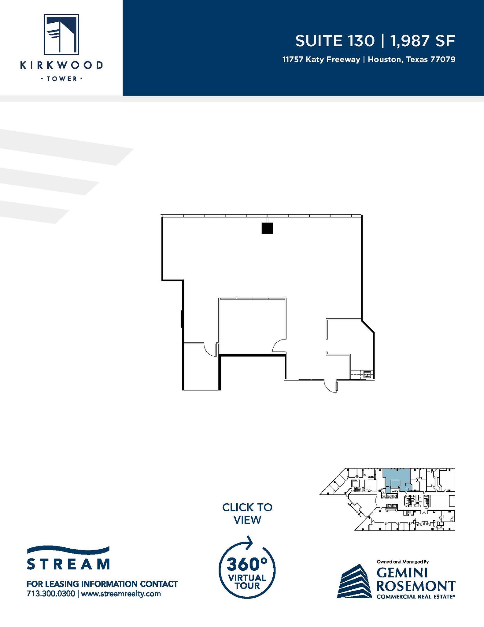 11757 Katy Fwy, Houston, TX for lease Floor Plan- Image 1 of 1