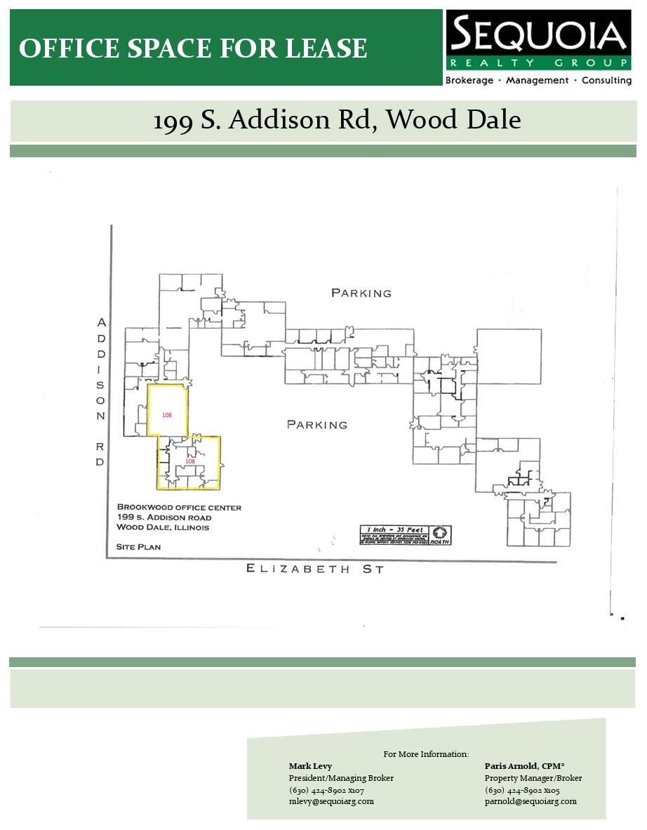 199 S Addison Rd, Wood Dale, IL for lease Floor Plan- Image 1 of 1