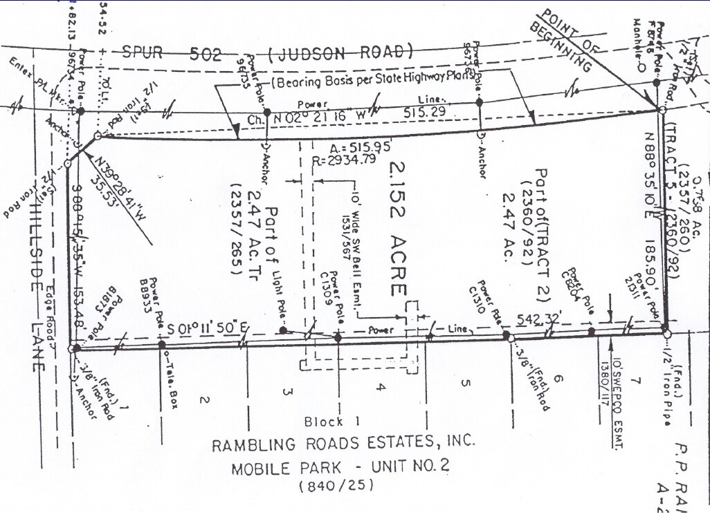 4300 Judson Rd, Longview, TX for sale Plat Map- Image 1 of 1