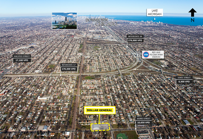 316 W 103rd St, Chicago, IL for sale - Aerial - Image 1 of 1