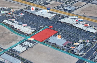 Badura, Las Vegas, NV - AERIAL map view