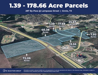 More details for 287 Lampasas St, Ennis, TX - Land for Sale