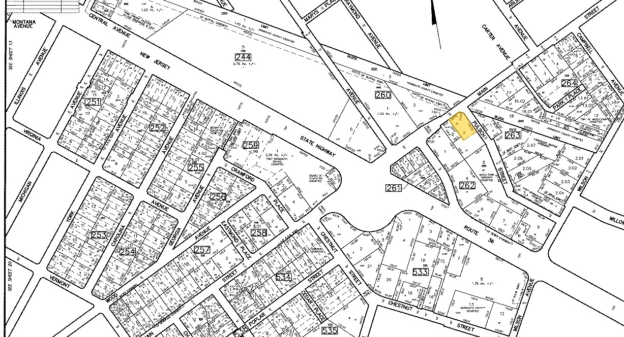 177-181 Main St, Port Monmouth, NJ for sale Plat Map- Image 1 of 1