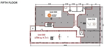 112 Market Av, Winnipeg, MB for lease Floor Plan- Image 1 of 1