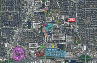 3101 S Center St, Arlington, TX - AERIAL  map view