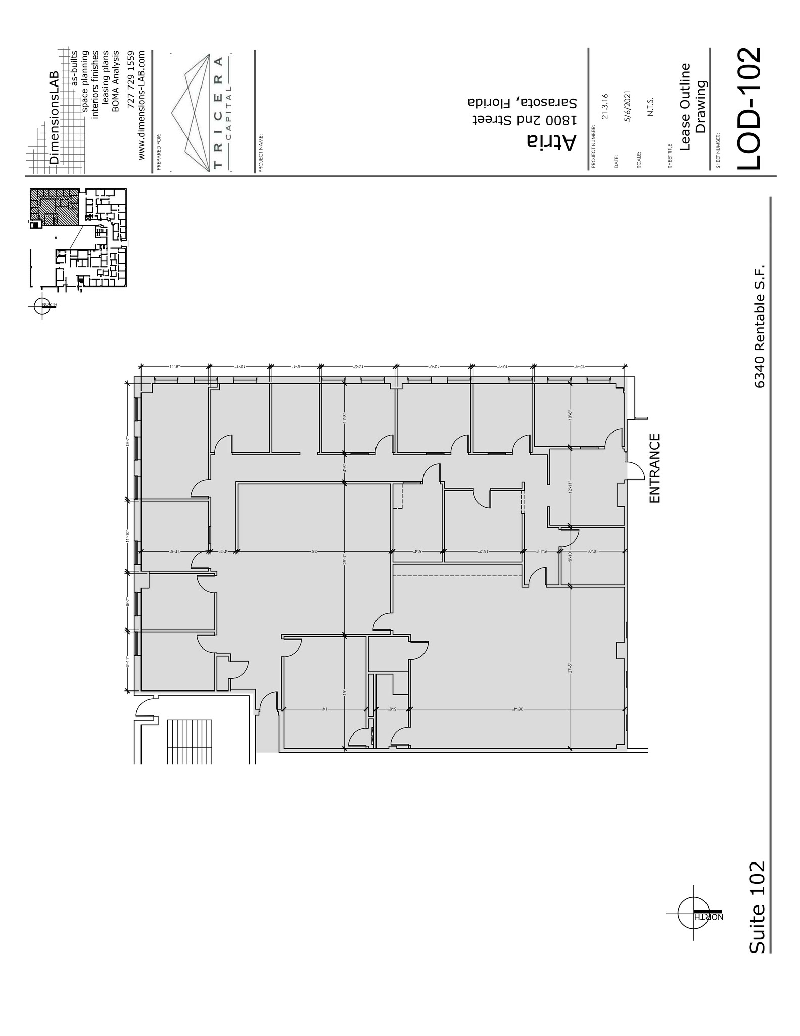 1800 2nd St, Sarasota, FL for lease Site Plan- Image 1 of 1
