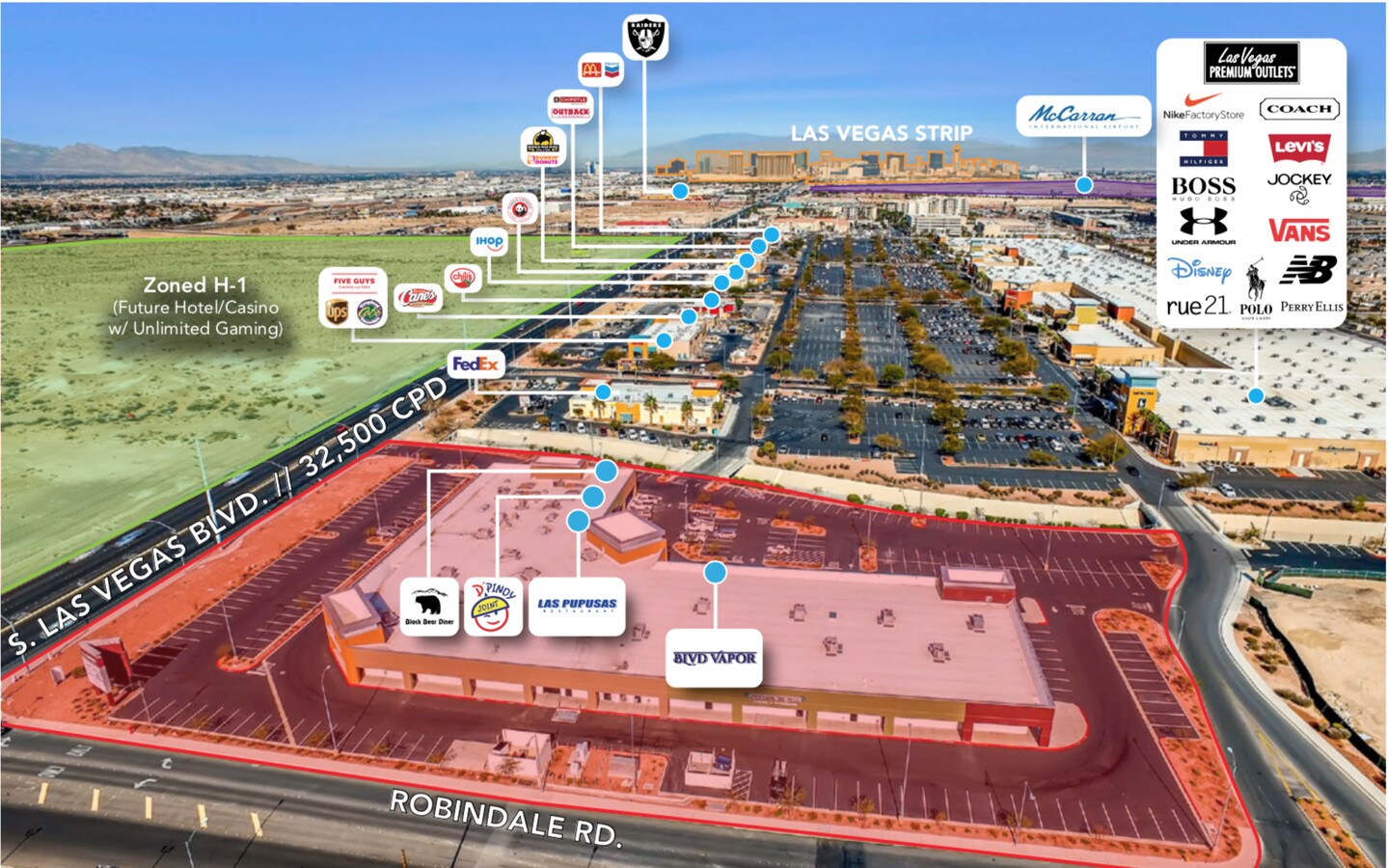 7680 S Las Vegas Blvd, Las Vegas, NV, 89123 Retail Space For Lease