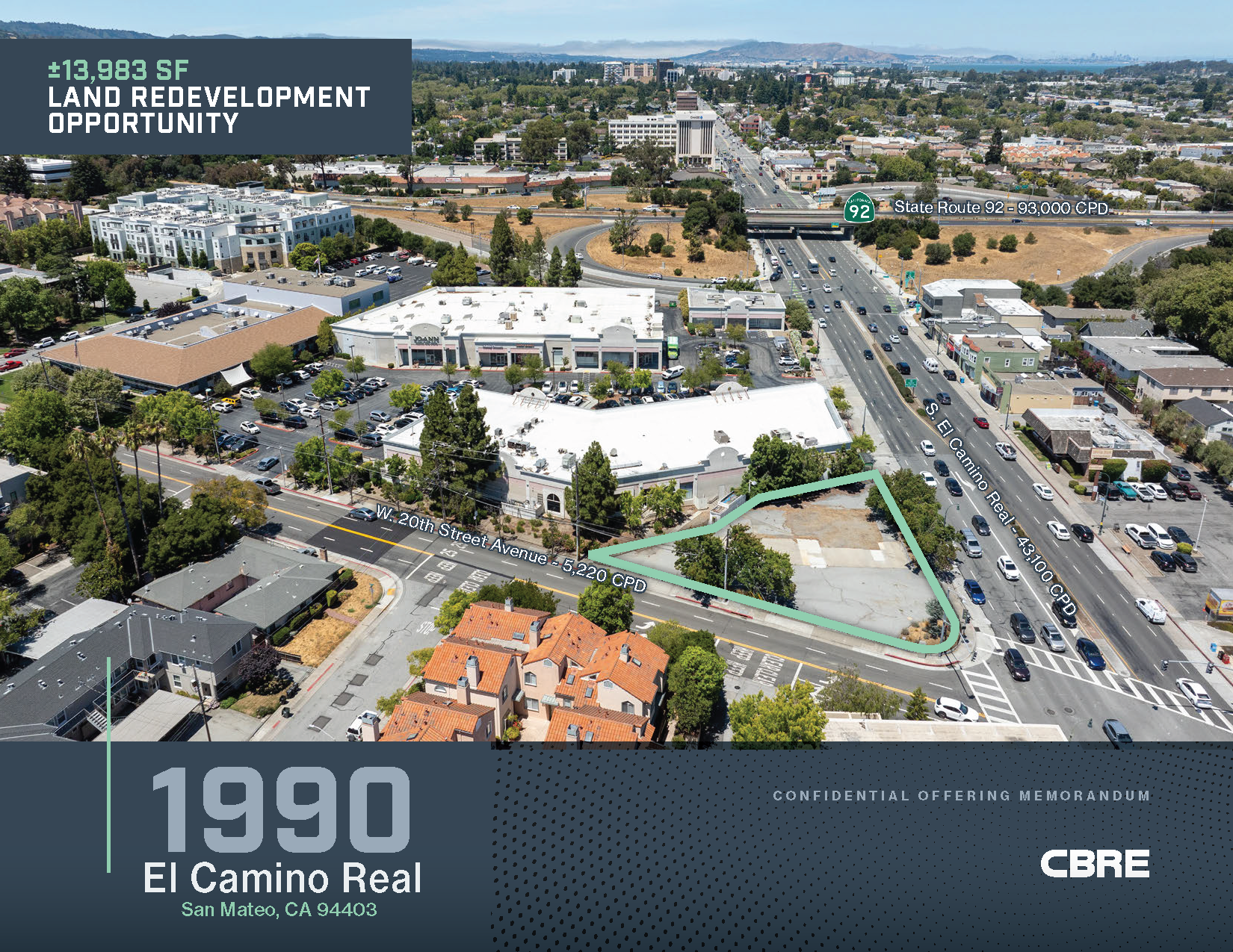 1990 S El Camino Real, San Mateo, CA for sale Building Photo- Image 1 of 7