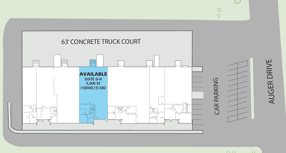 1810 Auger Dr, Tucker, GA for lease - Floor Plan - Image 2 of 2