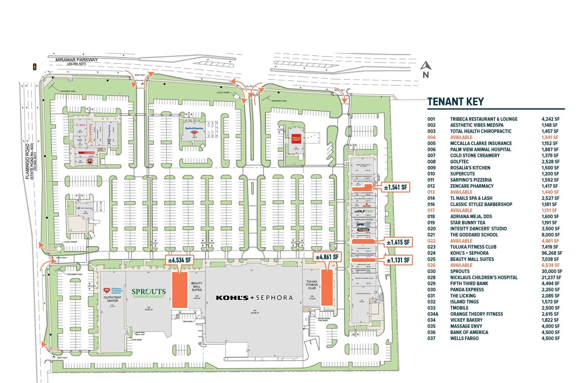 12176-12250 Miramar Pky, Hollywood, FL for lease Site Plan- Image 1 of 1