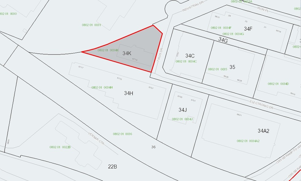6714 Electronic Dr, Springfield, VA for lease - Plat Map - Image 3 of 3