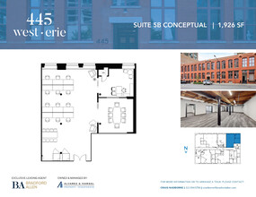 445 W Erie St, Chicago, IL for lease Floor Plan- Image 1 of 5