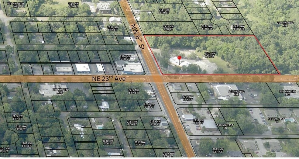 2301 NW 6th St, Gainesville, FL for sale - Aerial - Image 1 of 7