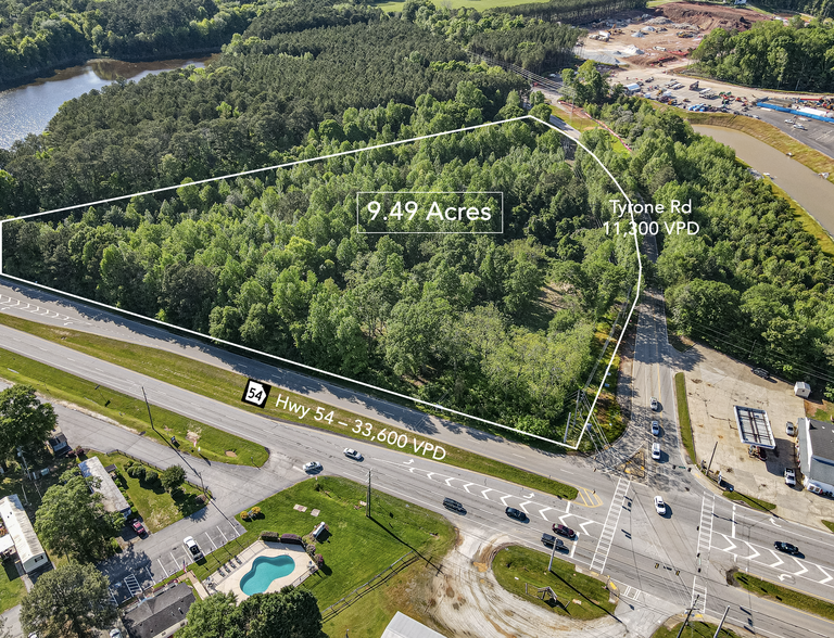 Highway 54 Hwy, Fayetteville, GA for sale - Aerial - Image 1 of 4