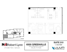 6500 Greenville Ave, Dallas, TX for lease Floor Plan- Image 1 of 1