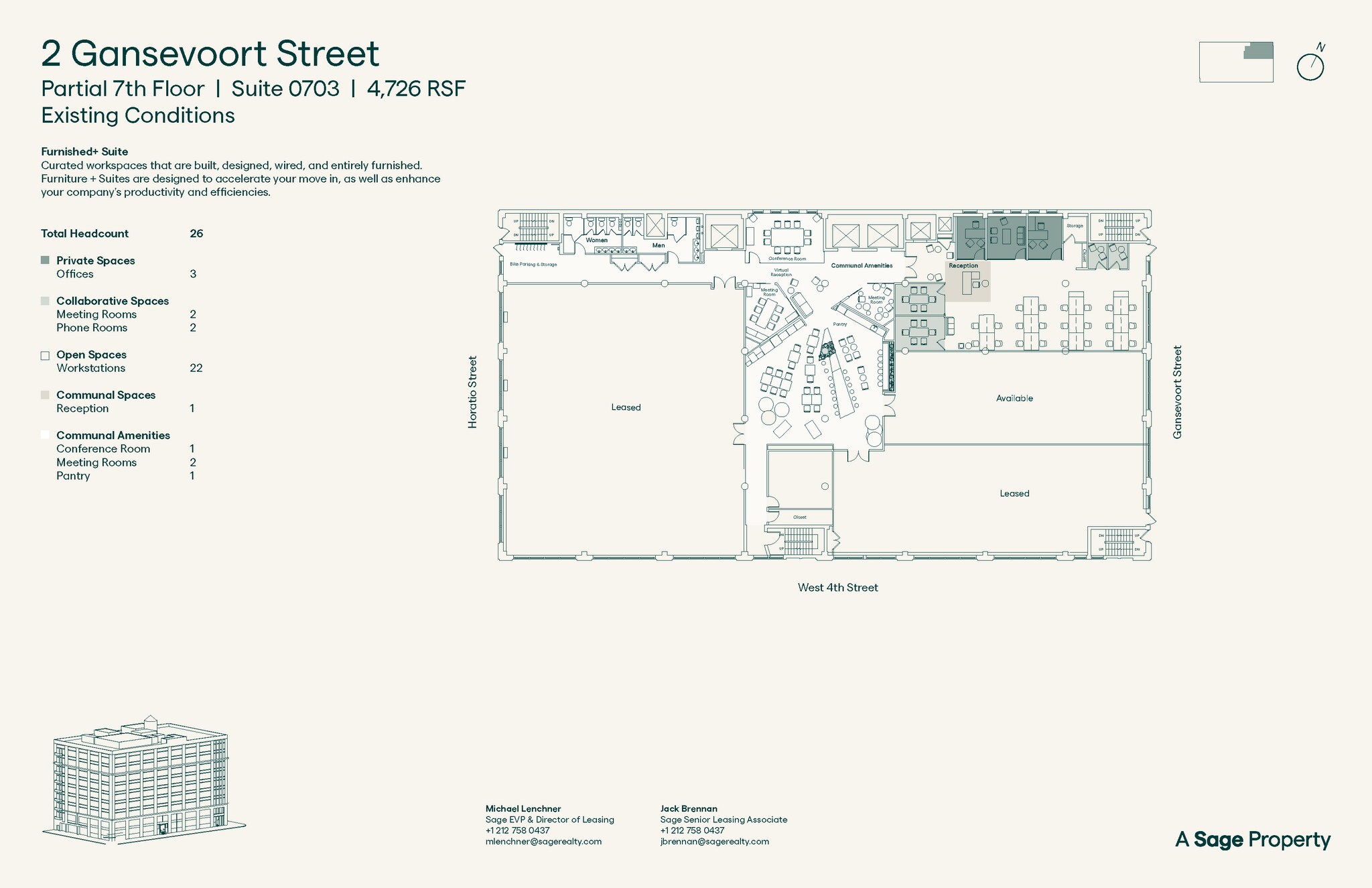 2 Gansevoort St, New York, NY for lease Floor Plan- Image 1 of 7