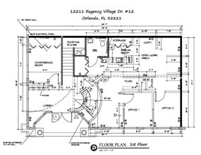 12211 Regency Village Dr, Orlando, FL for lease Floor Plan- Image 2 of 28