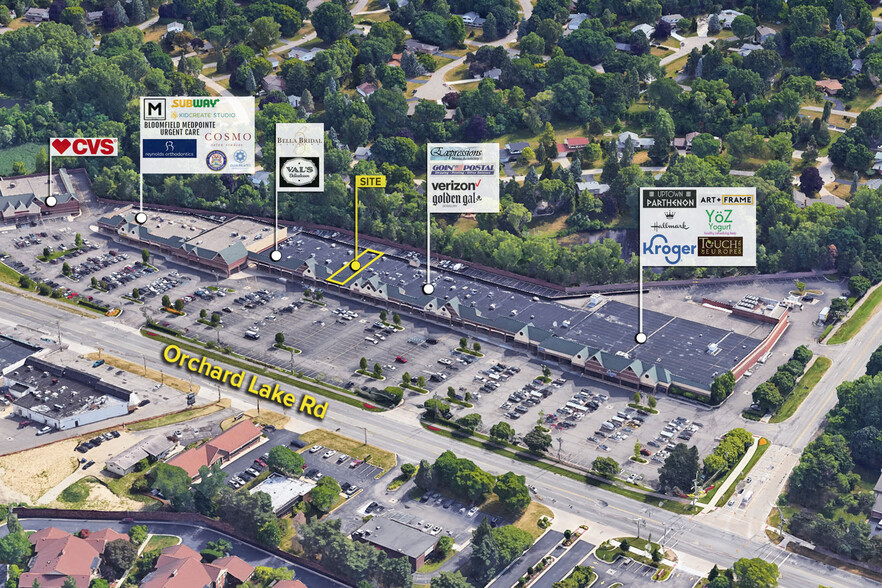 4295-4395 Orchard Lake Rd, West Bloomfield, MI for lease - Building Photo - Image 2 of 15