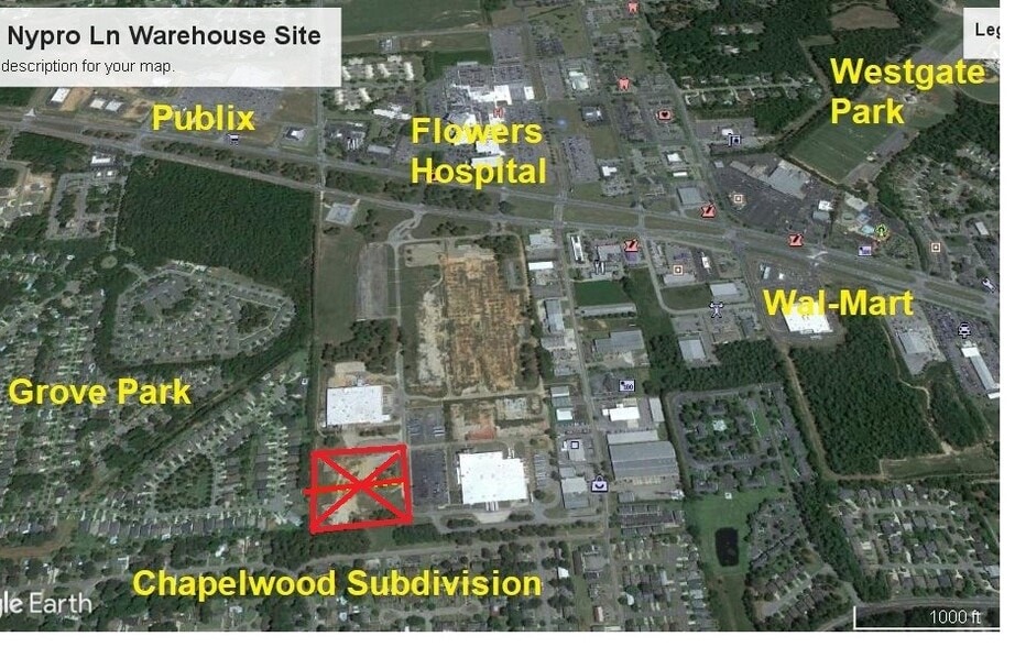 365 Nypro Ln, Dothan, AL for lease - Aerial - Image 2 of 5