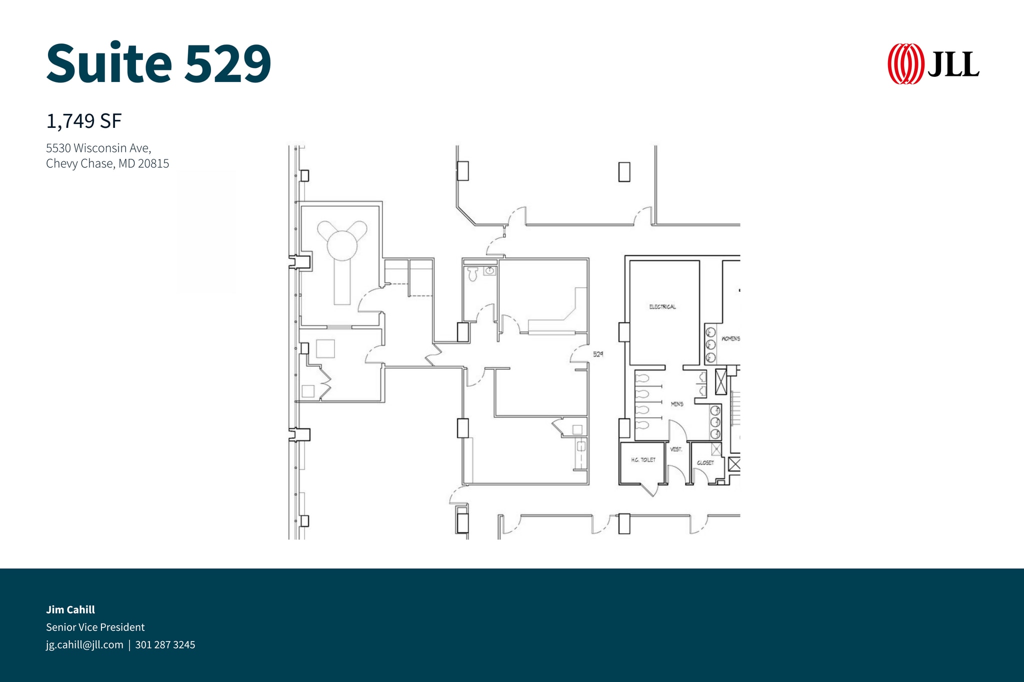 5530 Wisconsin Ave, Chevy Chase, MD for lease Floor Plan- Image 1 of 1