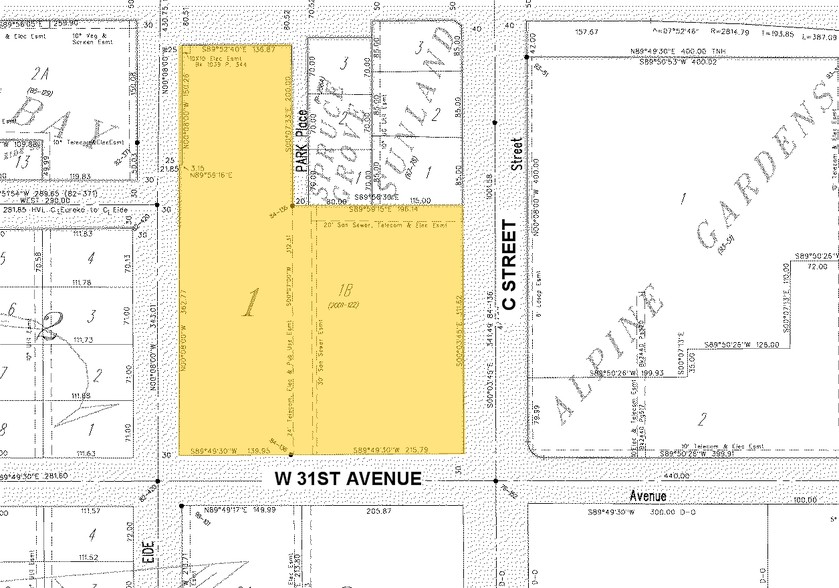 3000 C St, Anchorage, AK for lease - Plat Map - Image 3 of 3