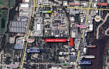 Green Acres Rd, Fayetteville, AR - AERIAL  map view