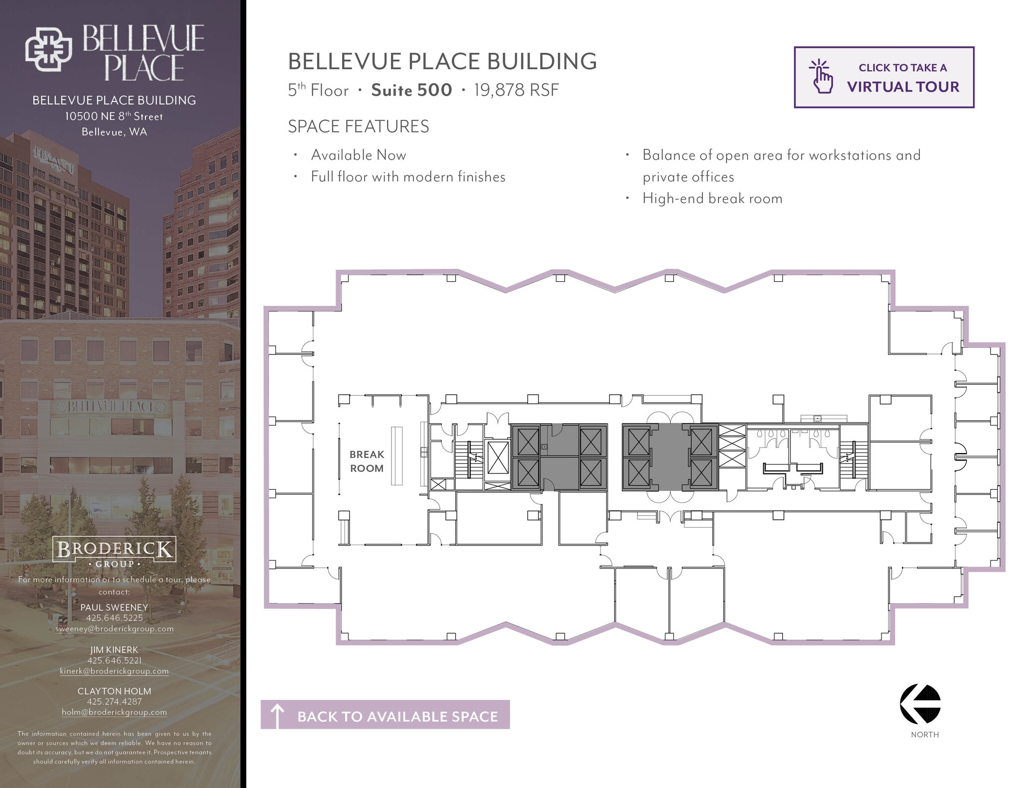 10500 NE 8th St, Bellevue, WA for lease Floor Plan- Image 1 of 1