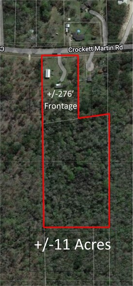 11962 Crockett Martin Rd, Conroe, TX for sale - Aerial - Image 2 of 4