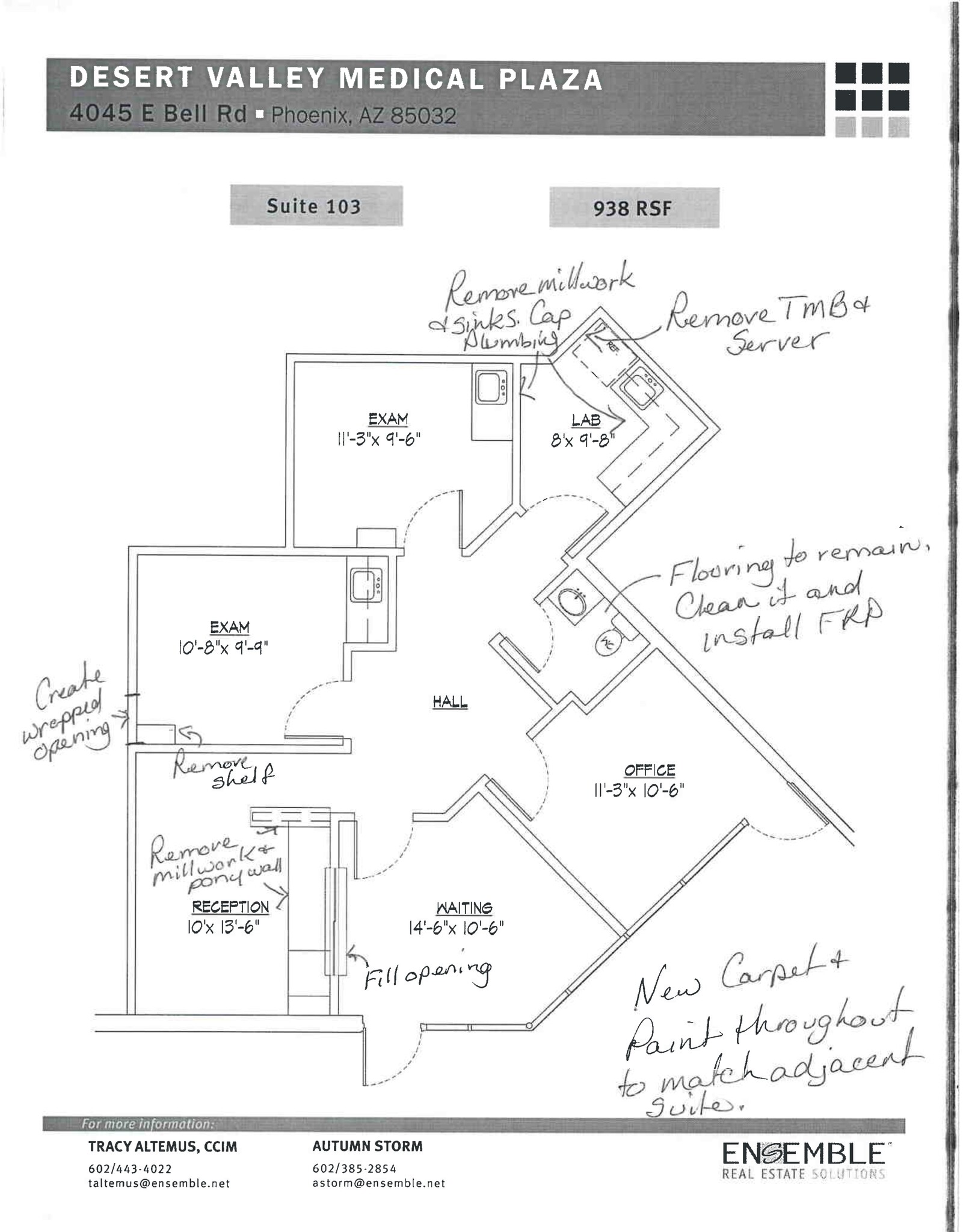 4045 E Bell Rd, Phoenix, AZ for lease Site Plan- Image 1 of 1