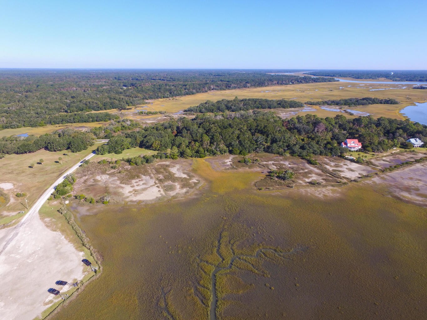 0 Cherry Point Rd, Wadmalaw Island, SC for sale Aerial- Image 1 of 1