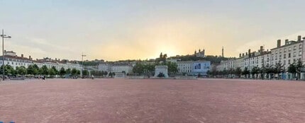 Lyon, RHO - AERIAL map view