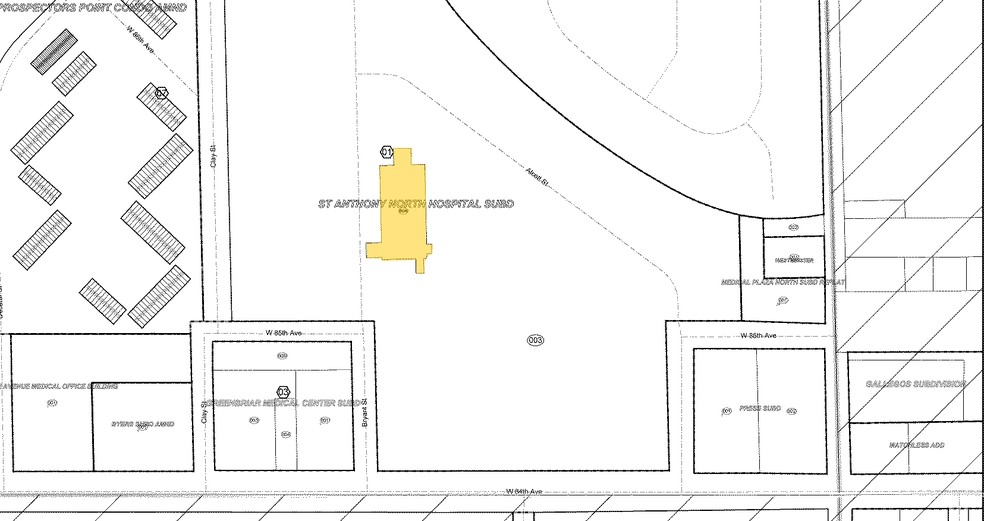 8510 Bryant St, Westminster, CO for lease - Plat Map - Image 2 of 6